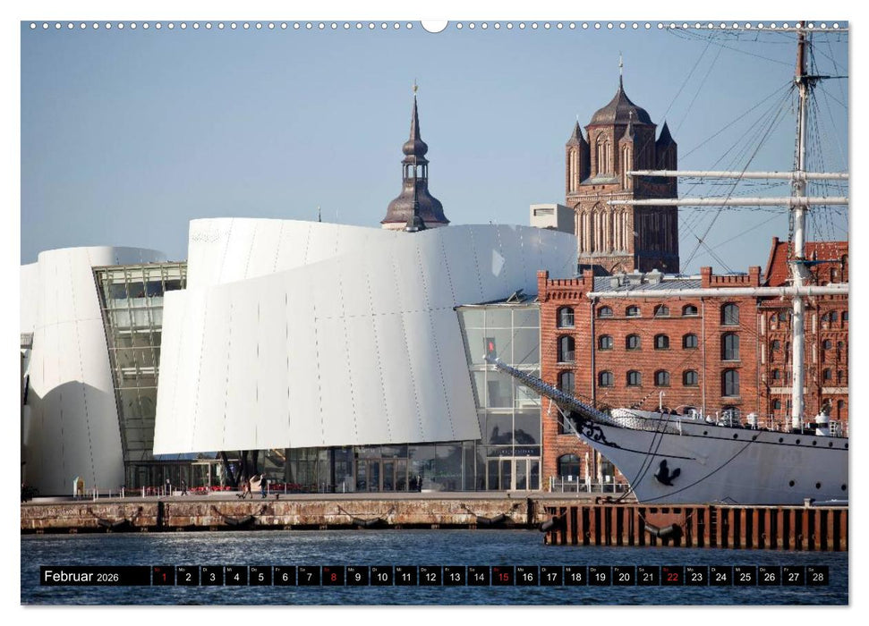 Hansestadt Stralsund (CALVENDO Premium Wandkalender 2026)
