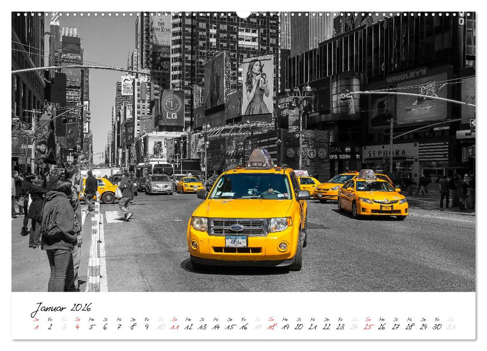 New York – The Big Apple (CALVENDO Premium Wandkalender 2026)