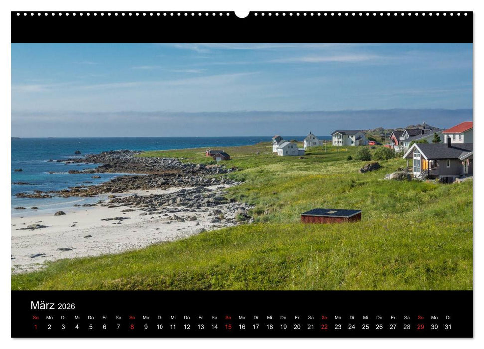 Sommer auf den Lofoten (CALVENDO Wandkalender 2026)