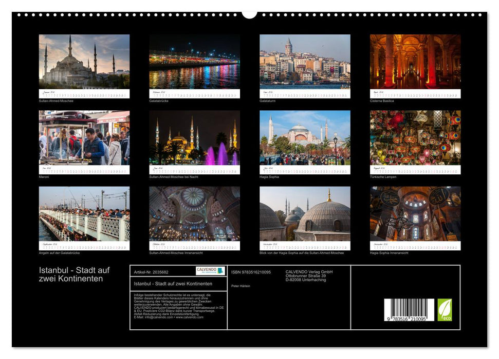 Istanbul - Stadt auf zwei Kontinenten (CALVENDO Premium Wandkalender 2026)