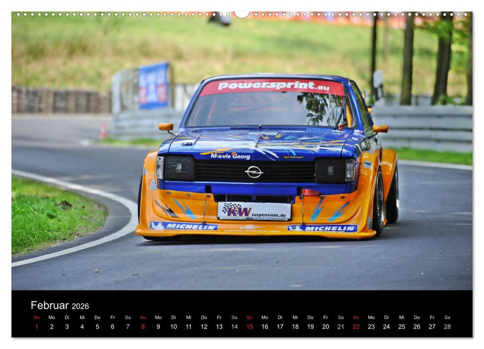 Bergrennen Osnabrück – Boliden am Berg (CALVENDO Premium Wandkalender 2026)