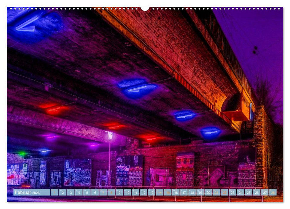 KunstLichtTore in Bochum - und Brücken, die es werden sollten (CALVENDO Wandkalender 2026)