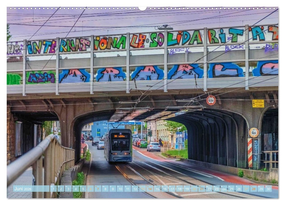 KunstLichtTore in Bochum - und Brücken, die es werden sollten (CALVENDO Wandkalender 2026)