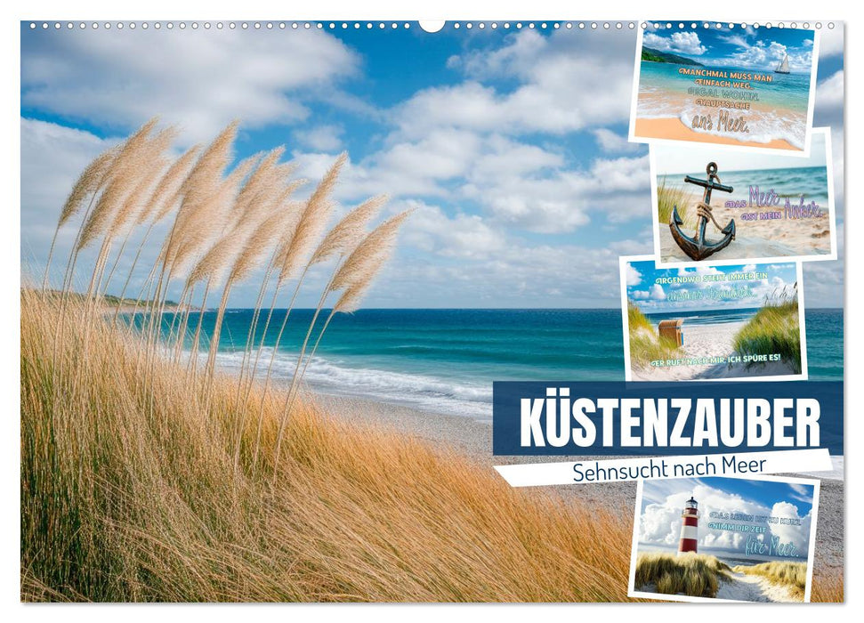 KÜSTENZAUBER Sehnsucht nach Meer (CALVENDO Wandkalender 2026)