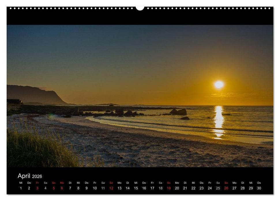 Sommer auf den Lofoten (CALVENDO Premium Wandkalender 2026)