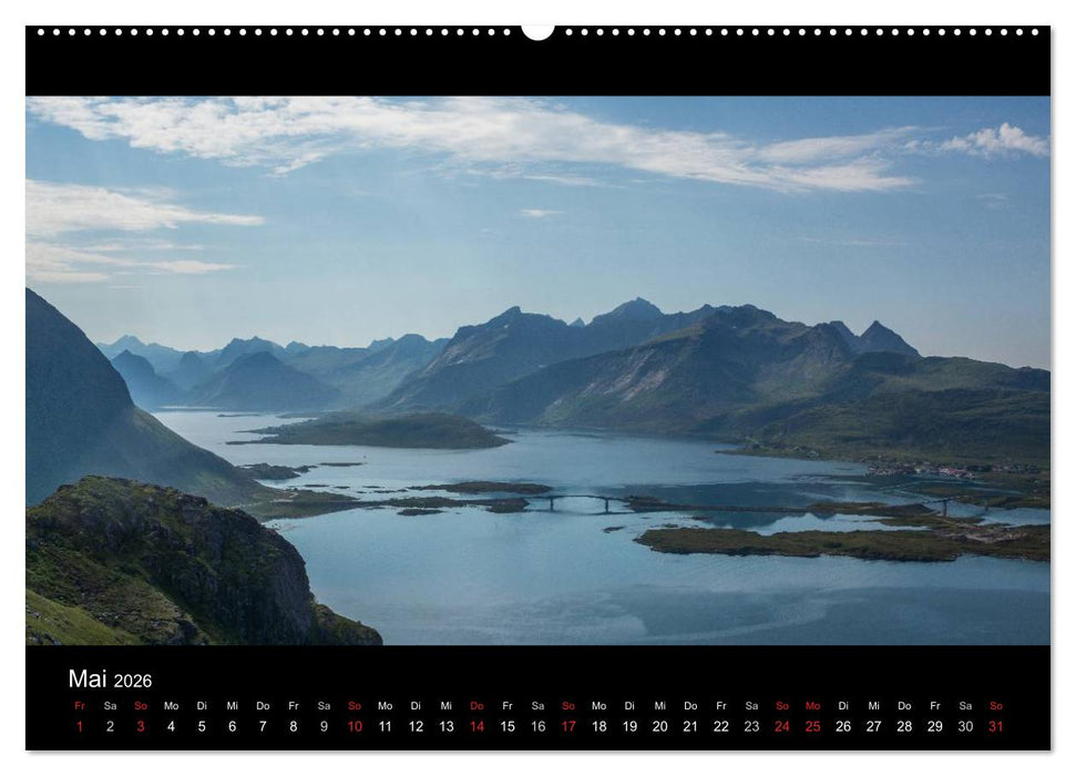 Sommer auf den Lofoten (CALVENDO Premium Wandkalender 2026)