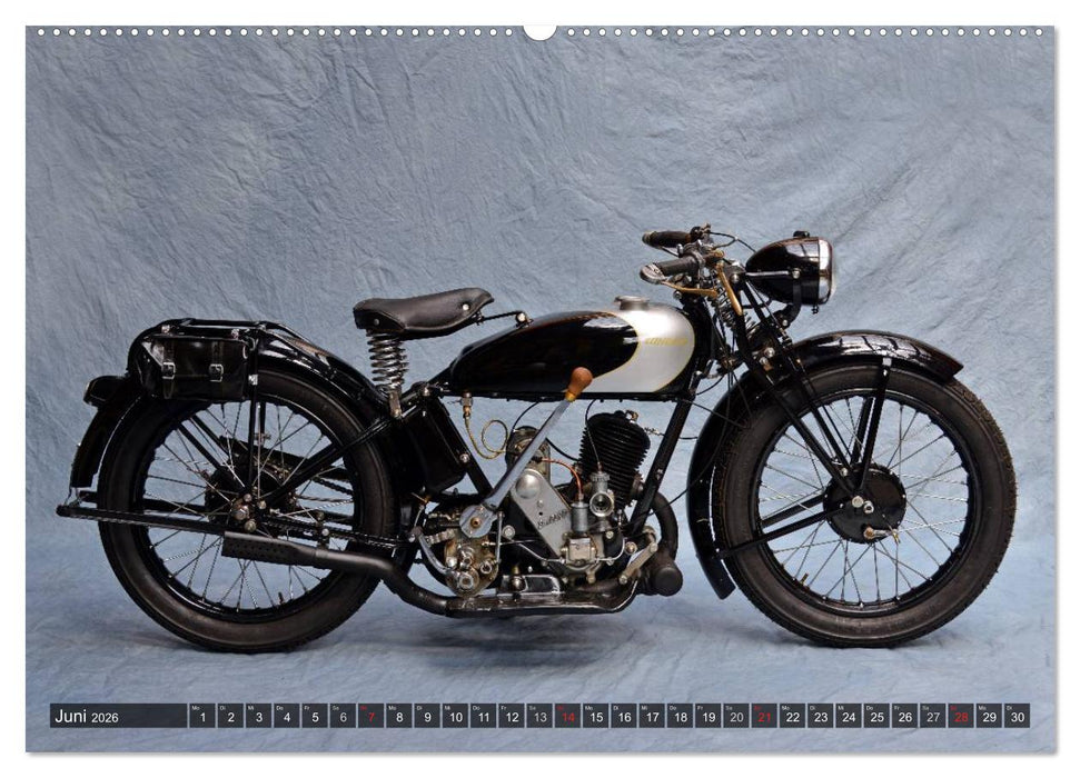 Deutsche Motorrad Oldtimer (CALVENDO Premium Wandkalender 2026)