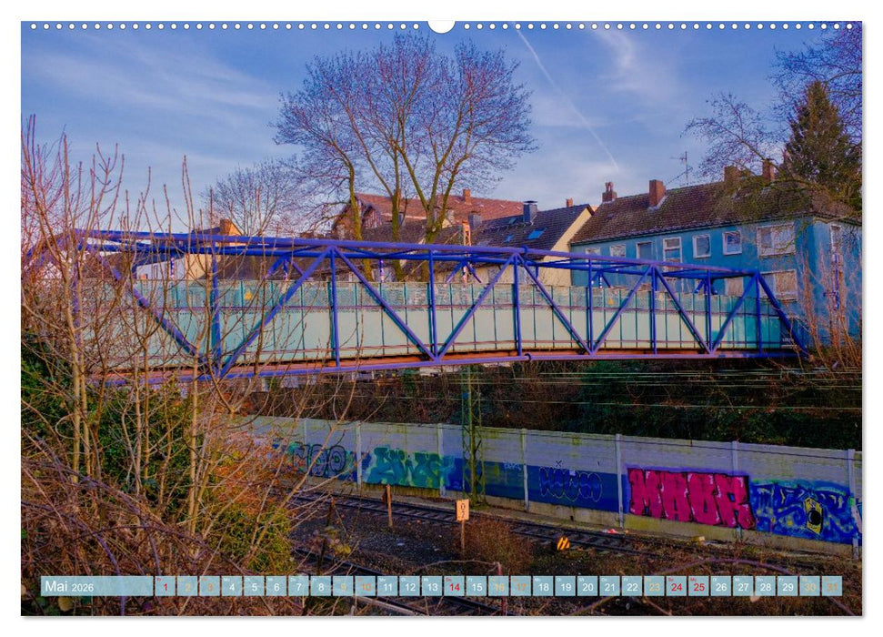 KunstLichtTore in Bochum - und Brücken, die es werden sollten (CALVENDO Premium Wandkalender 2026)