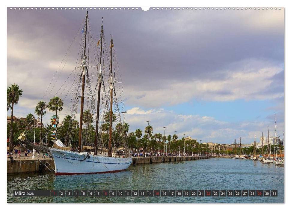 Barcelona Impressionen (CALVENDO Wandkalender 2026)