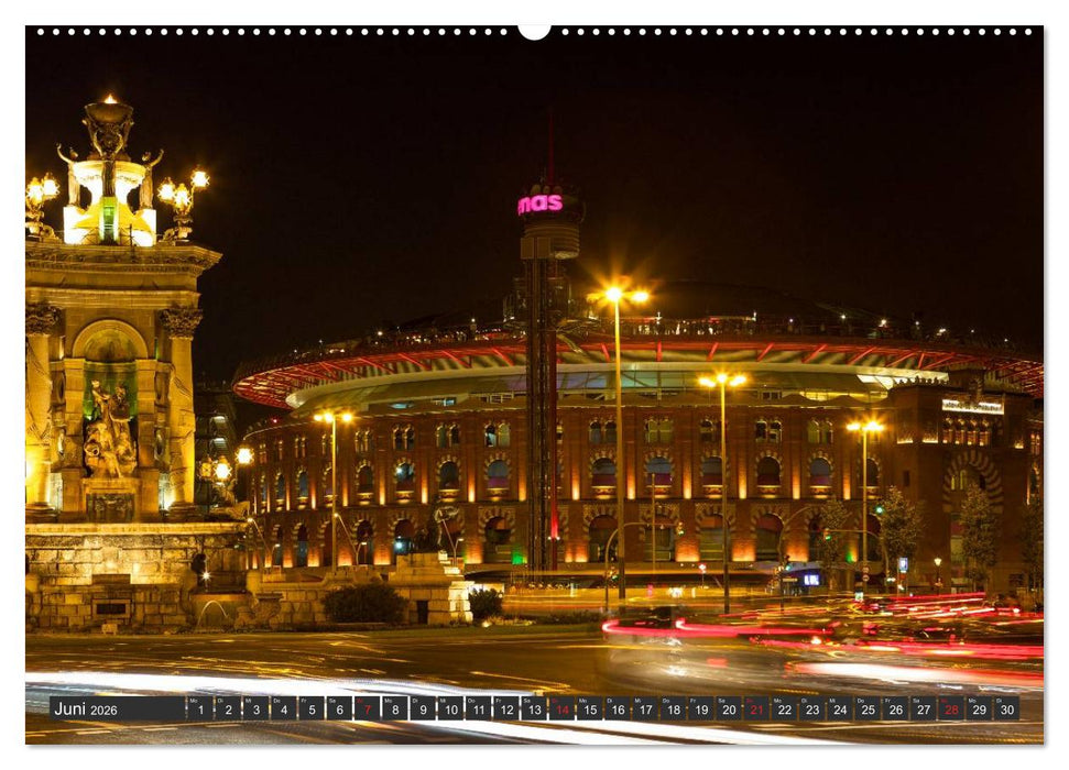 Barcelona Impressionen (CALVENDO Wandkalender 2026)