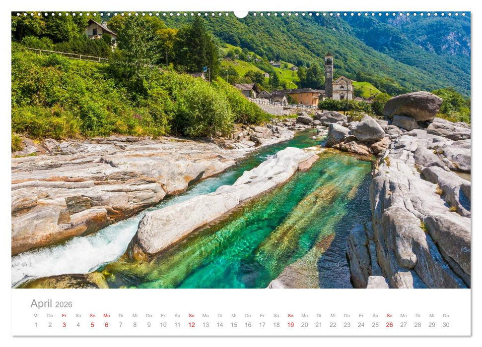 TESSIN Werner Dieterich (CALVENDO Premium Wandkalender 2026)
