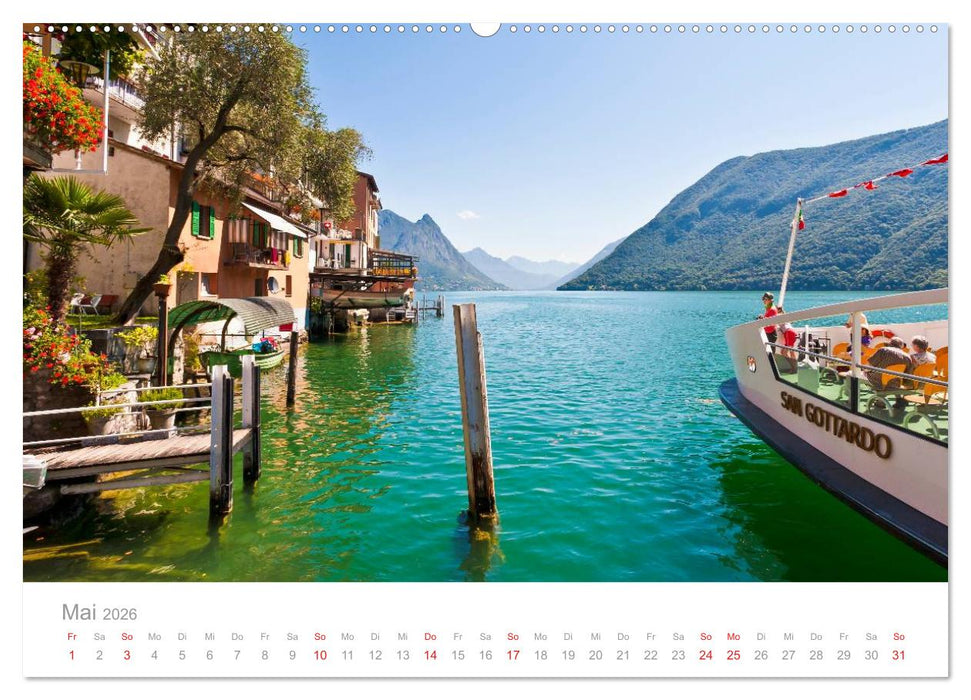TESSIN Werner Dieterich (CALVENDO Premium Wandkalender 2026)