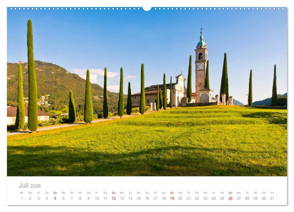 TESSIN Werner Dieterich (CALVENDO Premium Wandkalender 2026)