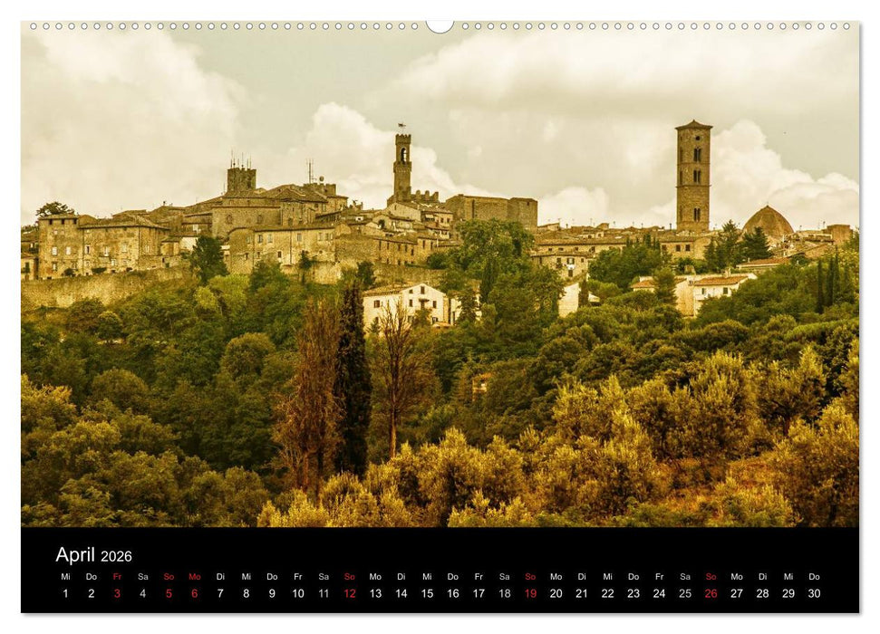 Bella Italia – Impressionen aus der Toskana und Ligurien (CALVENDO Wandkalender 2026)