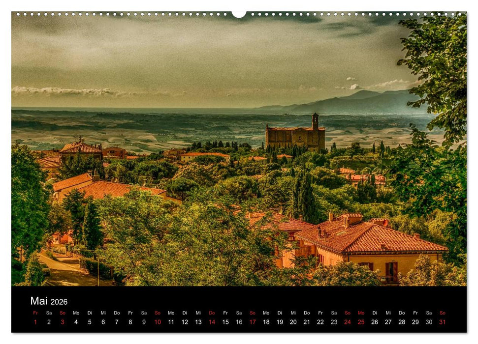 Bella Italia – Impressionen aus der Toskana und Ligurien (CALVENDO Wandkalender 2026)