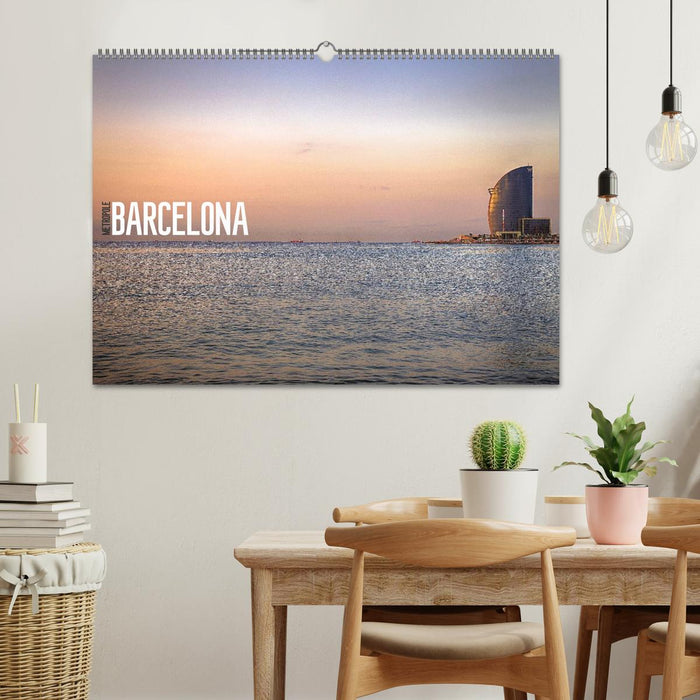 Metropole Barcelona (CALVENDO Wandkalender 2026)