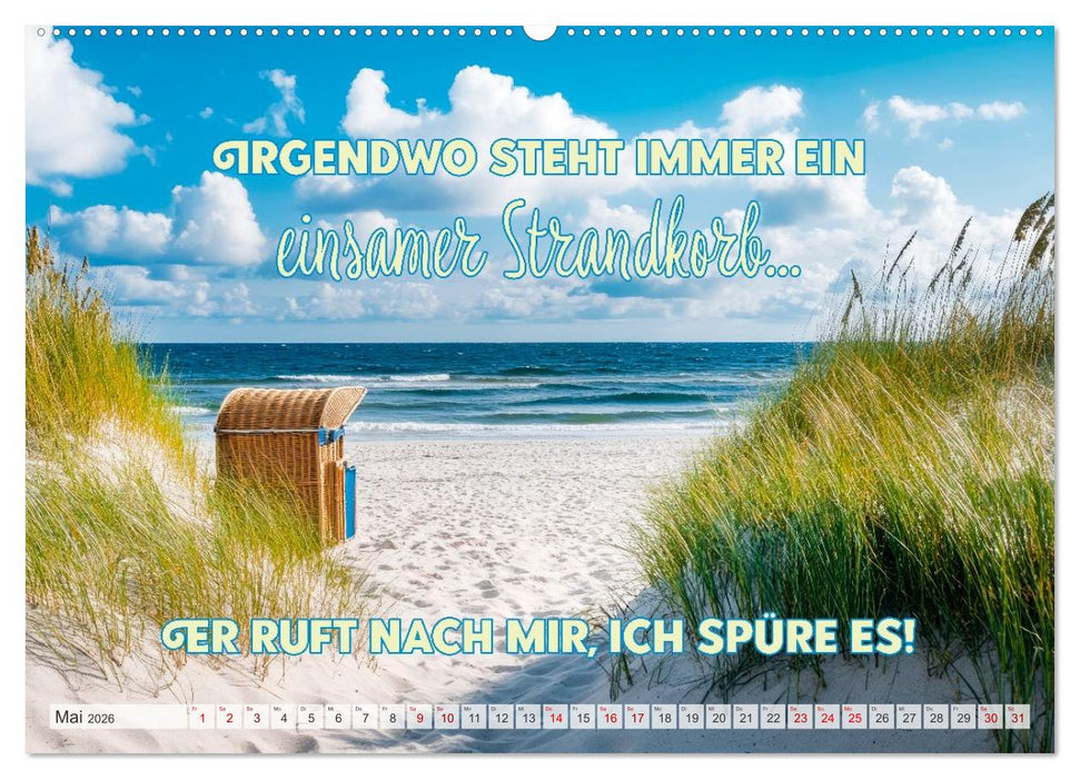 KÜSTENZAUBER Sehnsucht nach Meer (CALVENDO Premium Wandkalender 2026)