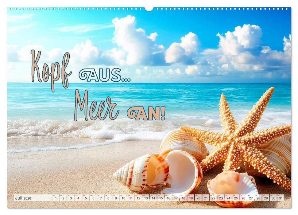 KÜSTENZAUBER Sehnsucht nach Meer (CALVENDO Premium Wandkalender 2026)