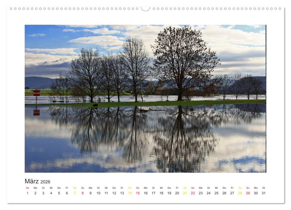 Weserbergland Impressionen (CALVENDO Wandkalender 2026)