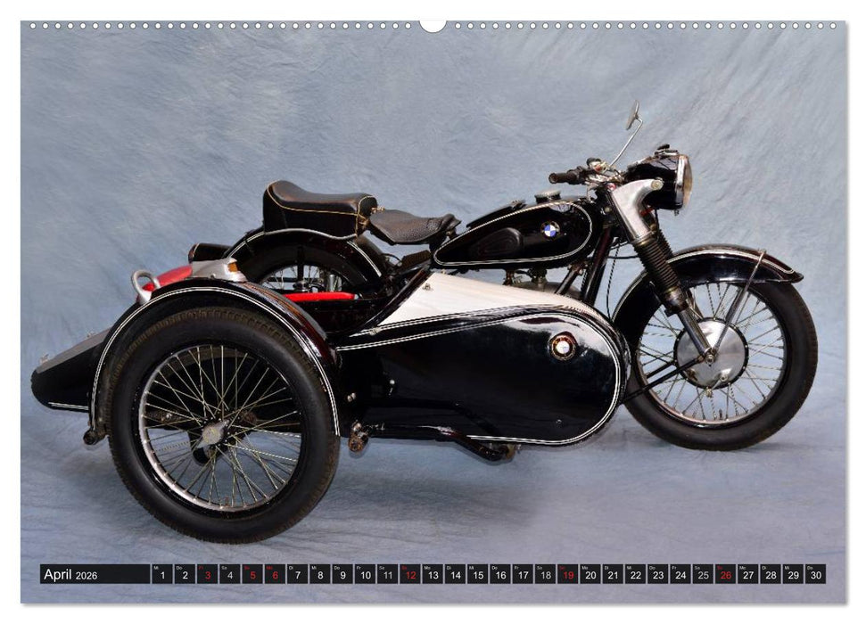 BMW R 51/3 Gespann (CALVENDO Premium Wandkalender 2026)