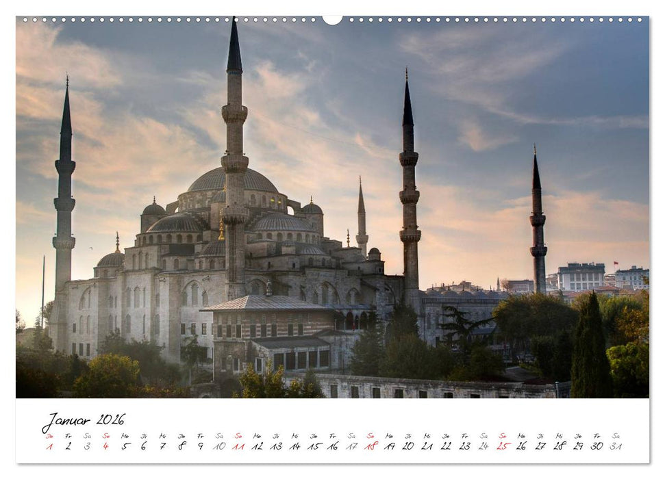 Istanbul - Stadt auf zwei Kontinenten (CALVENDO Wandkalender 2026)