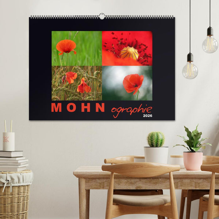 MOHNographie (CALVENDO Wandkalender 2026)