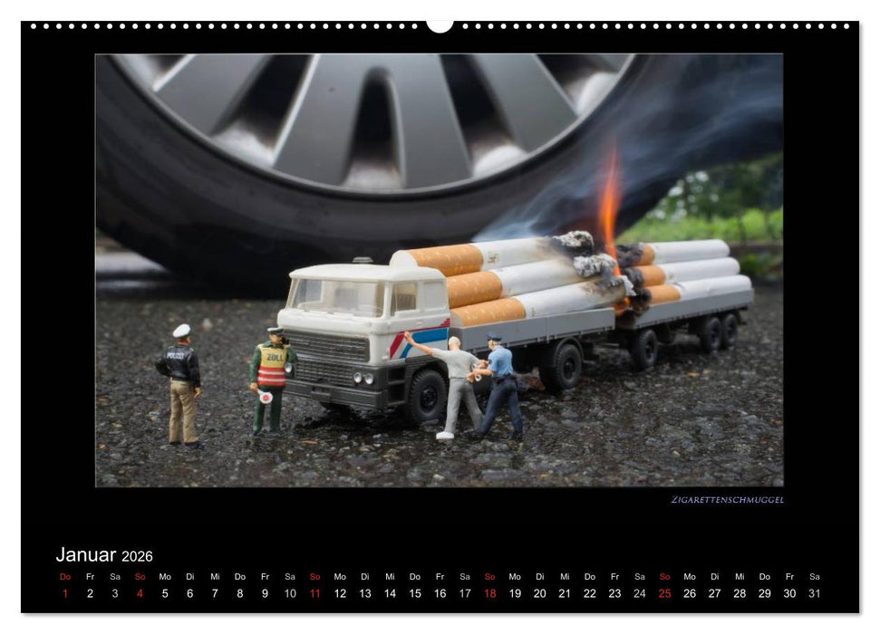 Polizeieinsätze, in der großen Welt (CALVENDO Premium Wandkalender 2026)