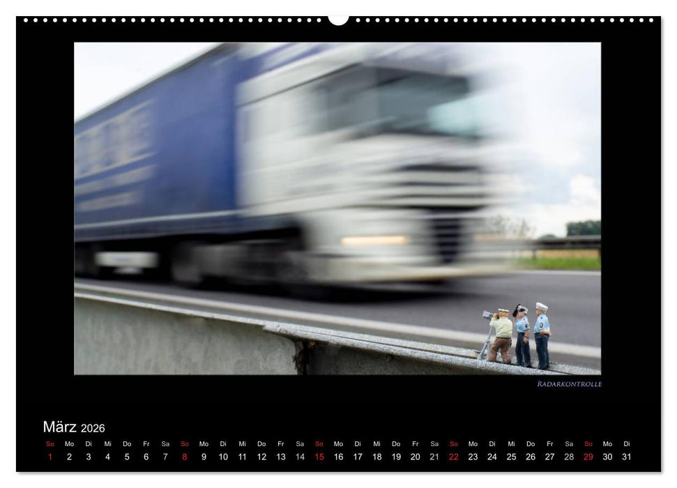 Polizeieinsätze, in der großen Welt (CALVENDO Premium Wandkalender 2026)