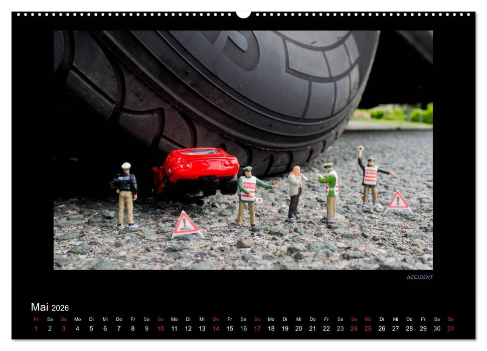 Polizeieinsätze, in der großen Welt (CALVENDO Premium Wandkalender 2026)