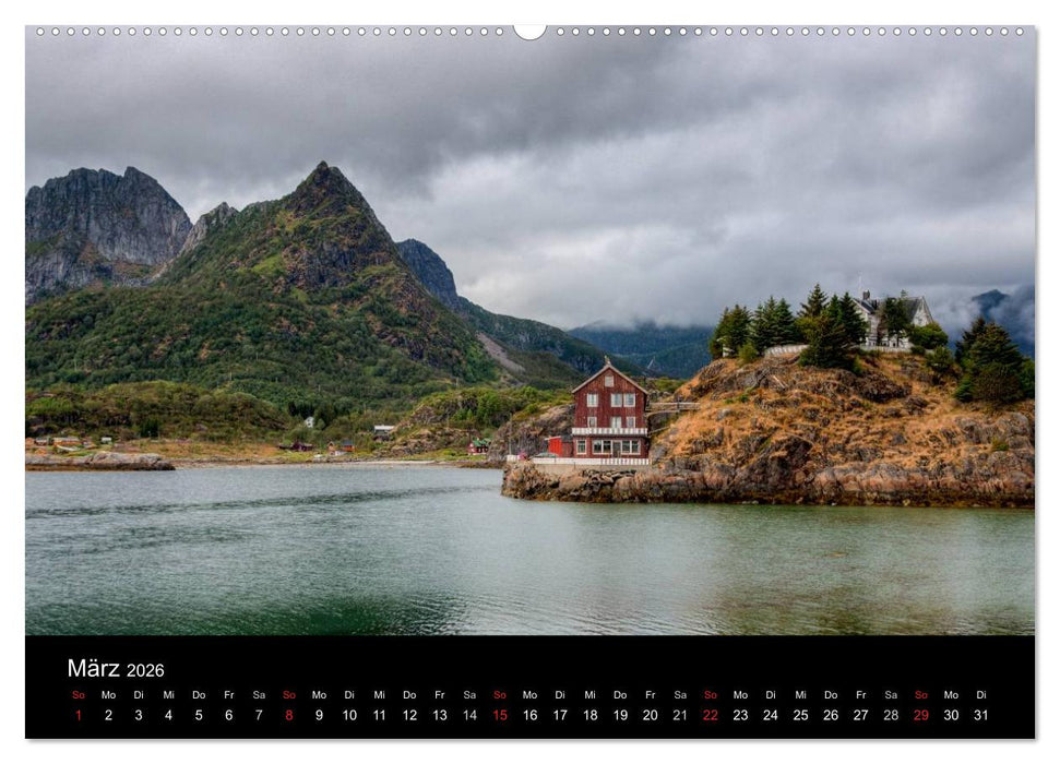 Nord Norwegen Norge - Norway (CALVENDO Premium Wandkalender 2026)