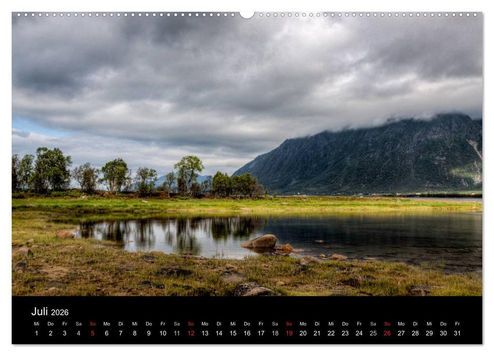 Nord Norwegen Norge - Norway (CALVENDO Premium Wandkalender 2026)