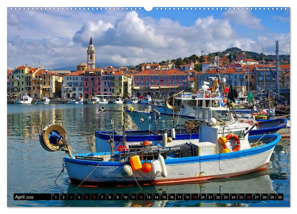 Riviera di Ponente (CALVENDO Premium Wandkalender 2026)