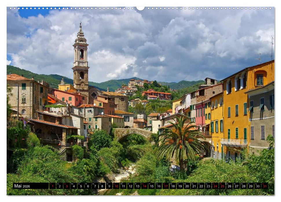 Riviera di Ponente (CALVENDO Premium Wandkalender 2026)