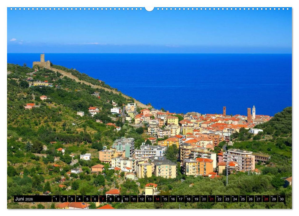 Riviera di Ponente (CALVENDO Premium Wandkalender 2026)