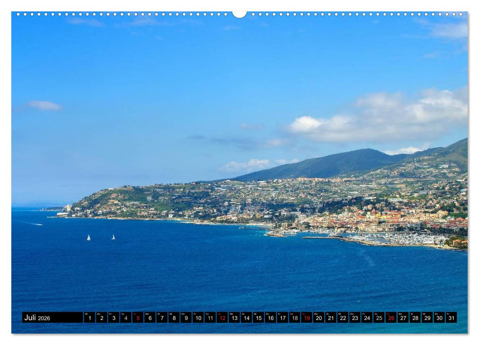 Riviera di Ponente (CALVENDO Premium Wandkalender 2026)