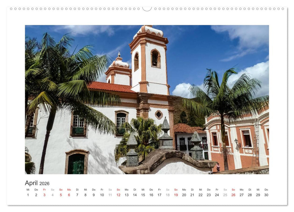 Brasilien 2026 Estrada Real - der Weg des Goldes (CALVENDO Premium Wandkalender 2026)