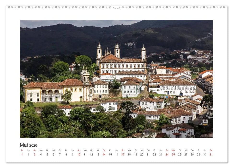 Brasilien 2026 Estrada Real - der Weg des Goldes (CALVENDO Premium Wandkalender 2026)