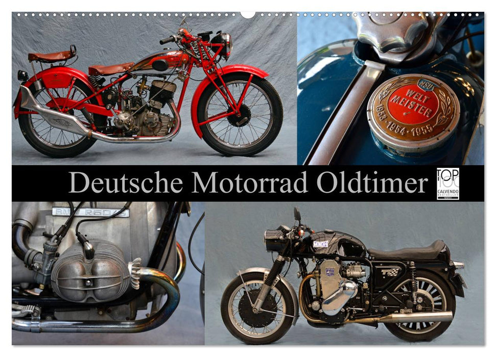 Deutsche Motorrad Oldtimer (CALVENDO Wandkalender 2026)