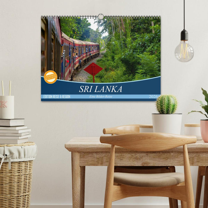 Sri Lanka - Eine Bilder-Reise (CALVENDO Wandkalender 2026)