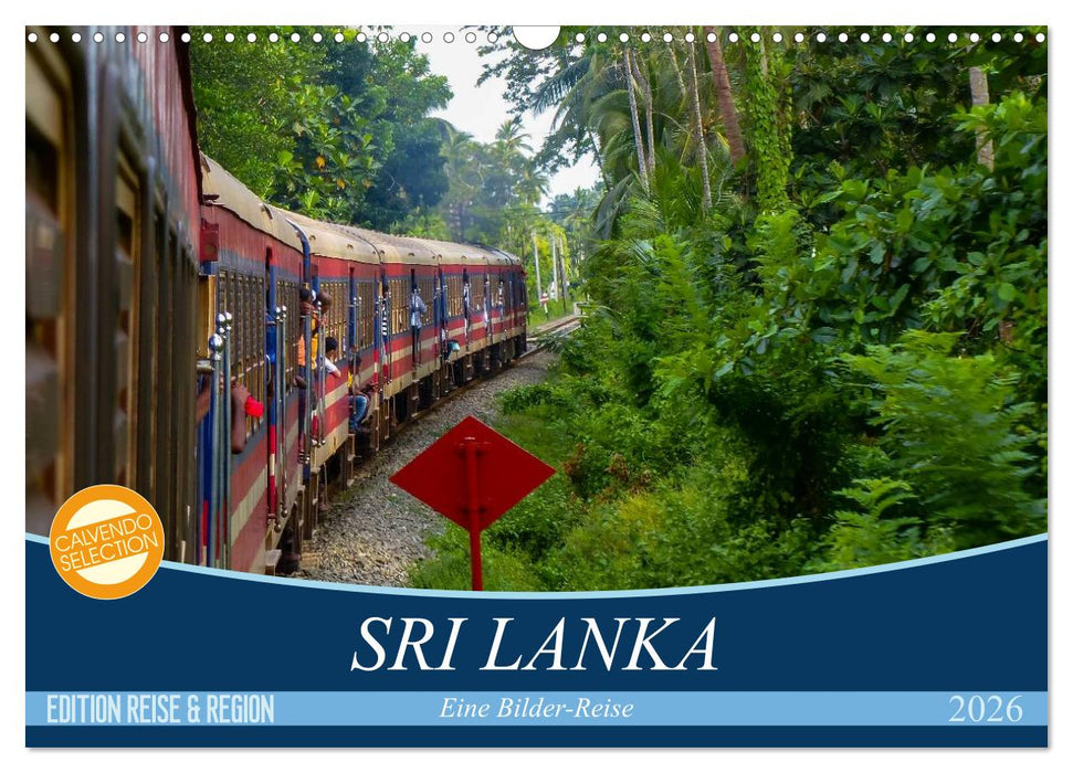 Sri Lanka - Eine Bilder-Reise (CALVENDO Wandkalender 2026)