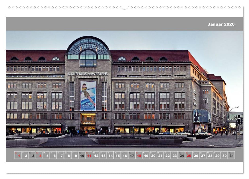 Berlin Fassade (CALVENDO Wandkalender 2026)