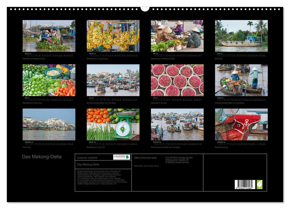 Das Mekong-Delta (CALVENDO Wandkalender 2026)