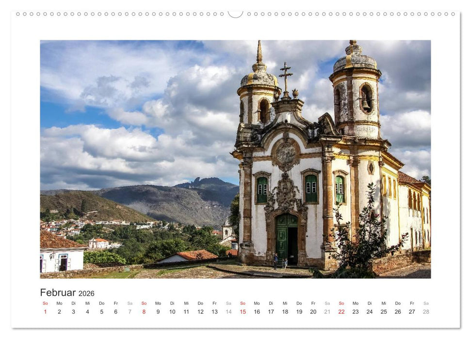 Brasilien 2026 Estrada Real - der Weg des Goldes (CALVENDO Wandkalender 2026)