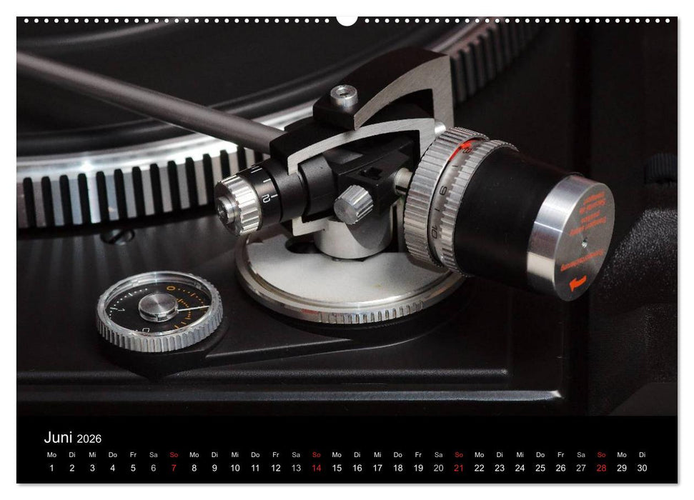 Vintage Turntables Made In Schwarzwald (CALVENDO Premium Wandkalender 2026)