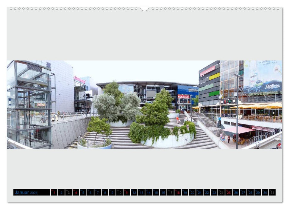 Bielefeld gibt es! Stadtpanoramen Teil 2 (CALVENDO Premium Wandkalender 2026)