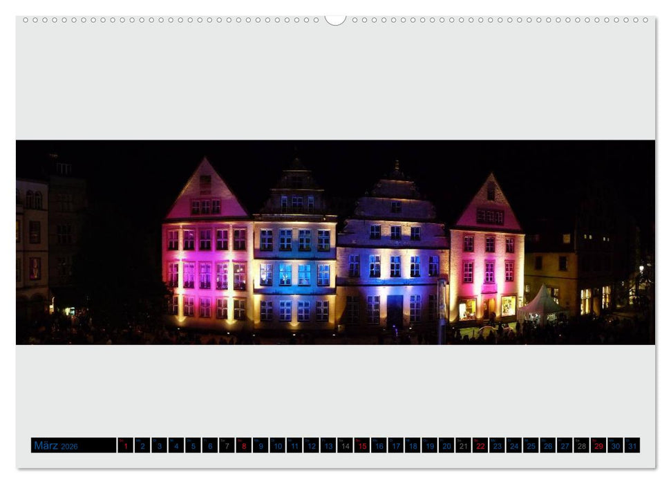 Bielefeld gibt es! Stadtpanoramen Teil 2 (CALVENDO Premium Wandkalender 2026)