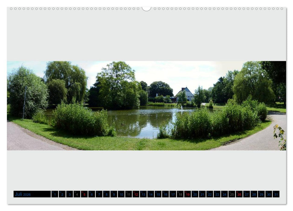 Bielefeld gibt es! Stadtpanoramen Teil 2 (CALVENDO Premium Wandkalender 2026)