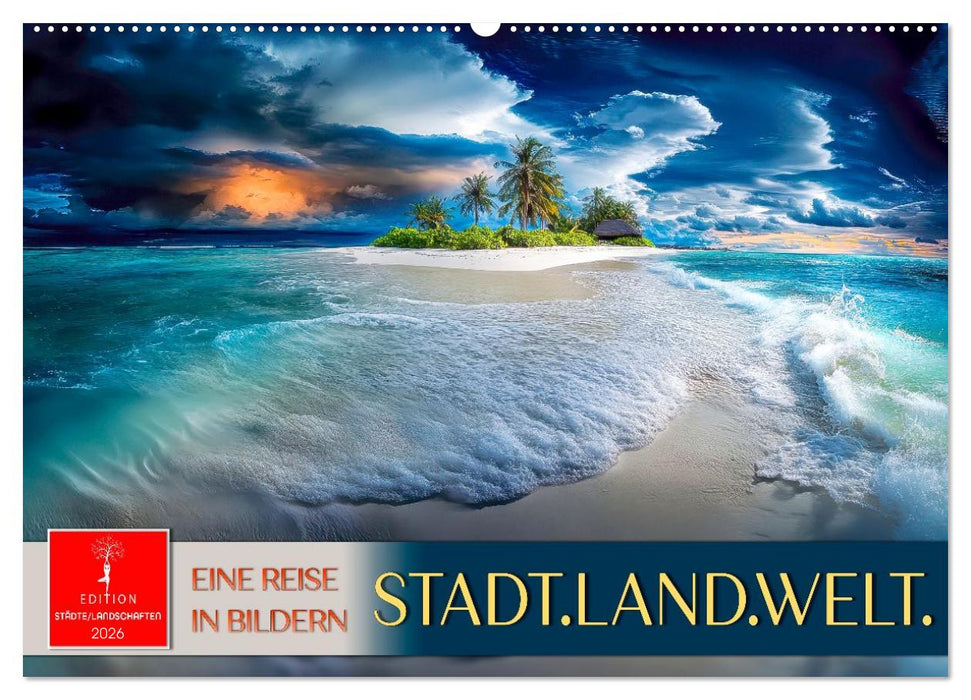 Stadt.Land.Welt. - eine Reise in Bildern (CALVENDO Wandkalender 2026)