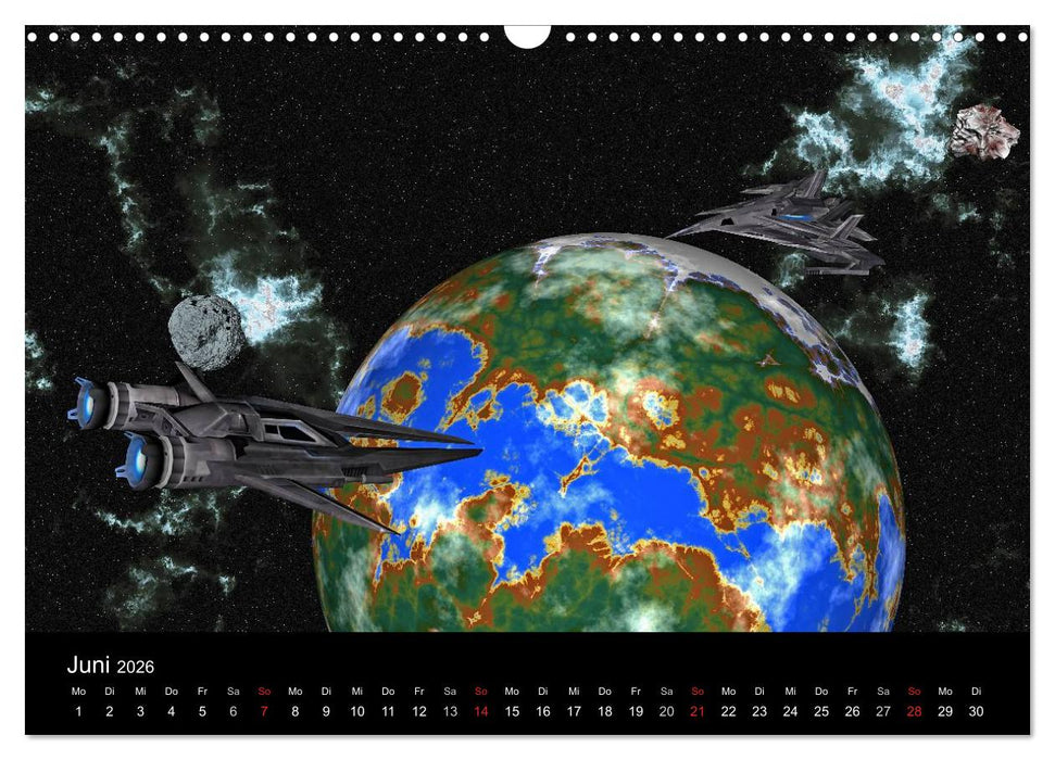 Fantasie-Planeten (CALVENDO Wandkalender 2026)