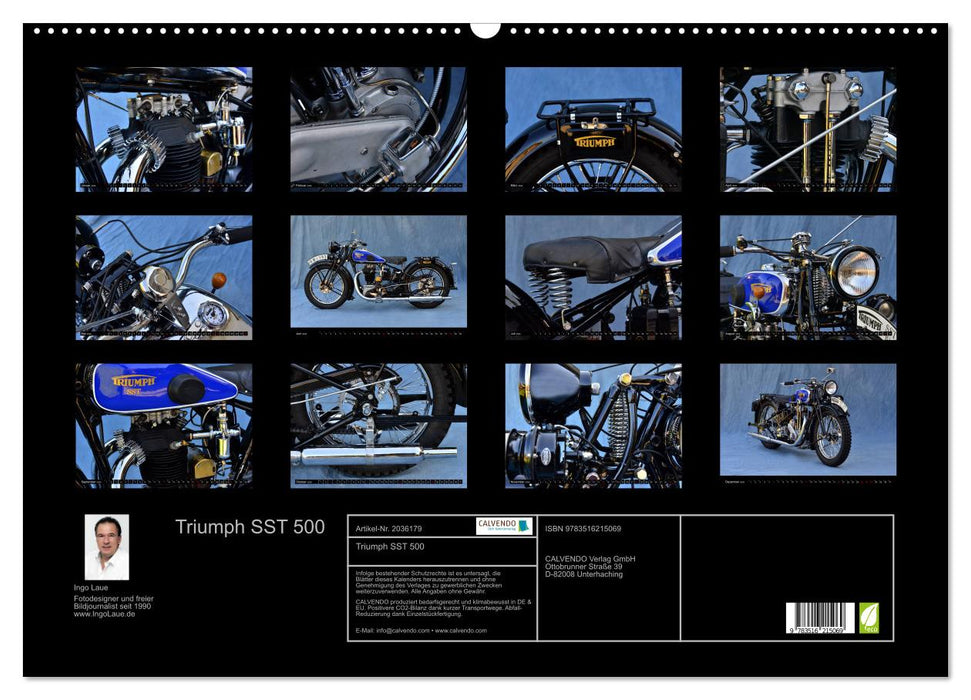 Triumph SST 500 (CALVENDO Wandkalender 2026)